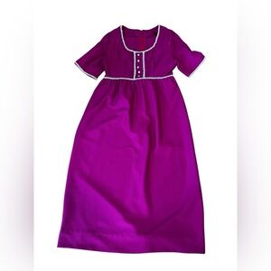 Vintage Girls Prairie Dress 70s Handmade